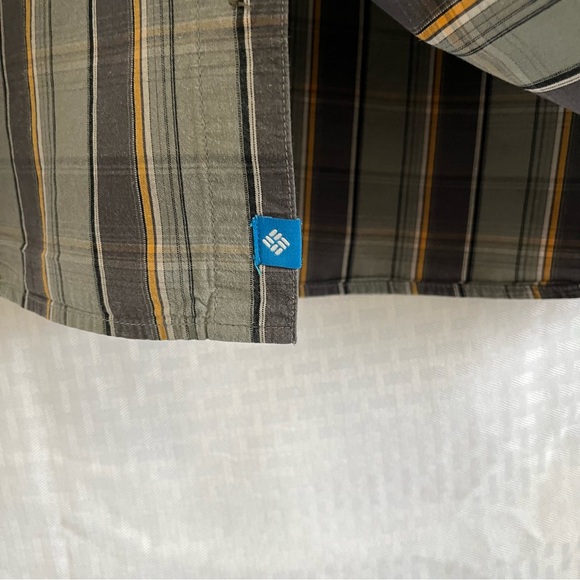 Columbia Plaid Long Sleeve Button Down Shirt Light and Dark GrayStripes Size XXL - Picture 6 of 11